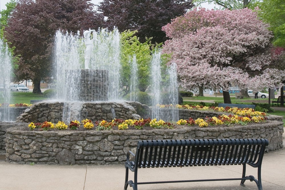 Fountain in Sandusky Ohio